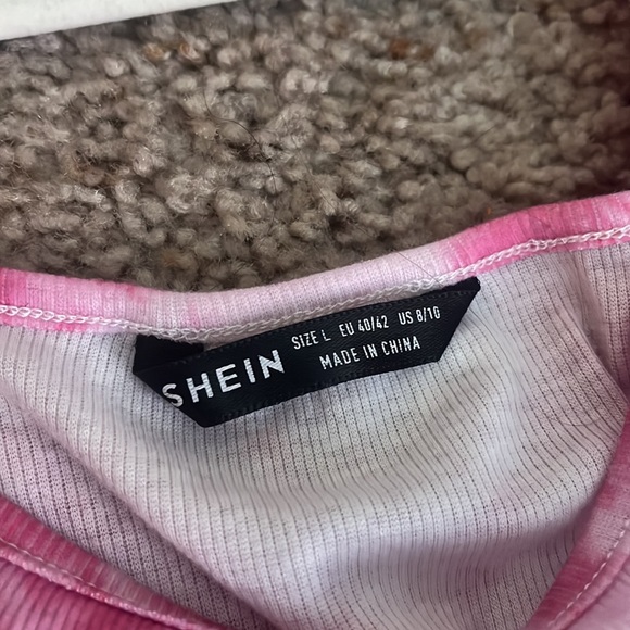 Shein Tie Dye Cropped Tank - Picture 3 of 5